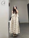 Mutedance 25 Spring/Summer Ruffled Floral Skirt MD-MD25SS110-HOARY MD25SS108